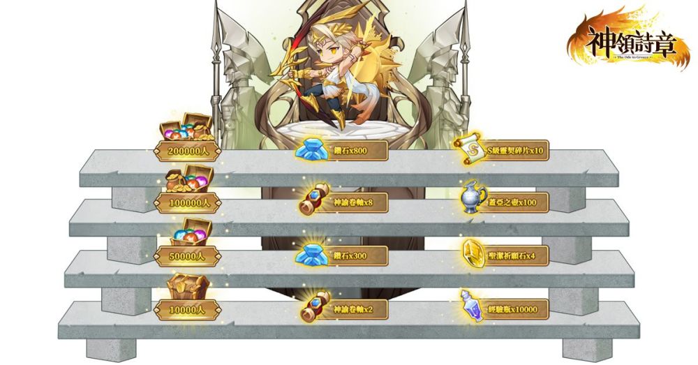 自走放置手遊《神領詩章》事前登錄—希臘眾神等你挑戰  