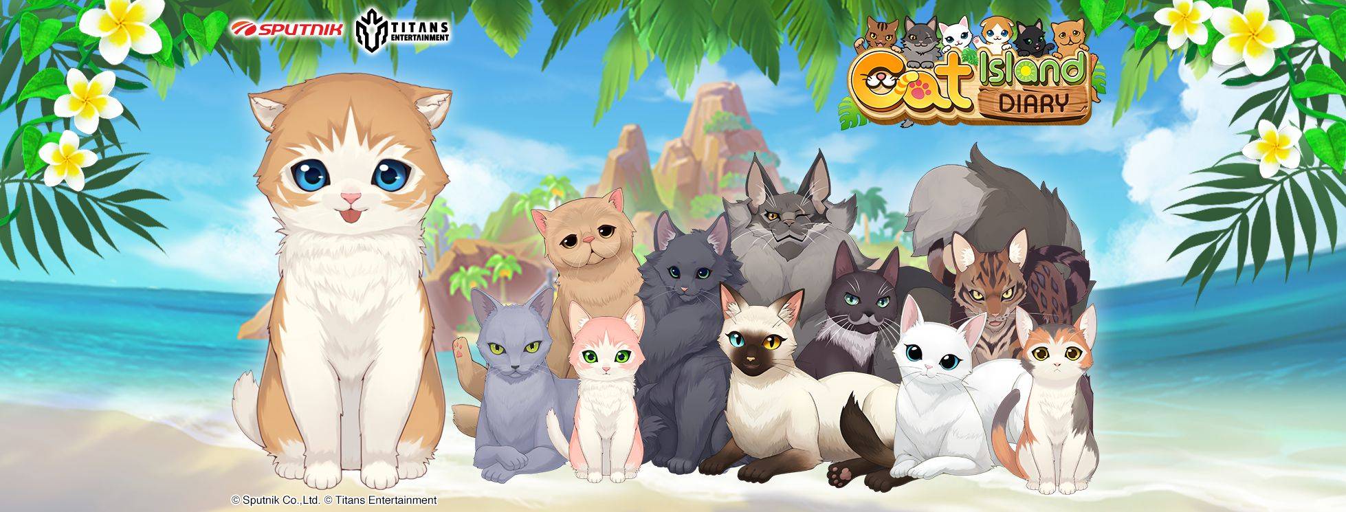 拼圖消除遊戲《貓島日記》國際版開放下載與貓咪一起冒險探索神秘的無人島