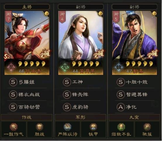 【攻略】《三國志・戰略版》常用角陣容搭配和攻佔組合策略
