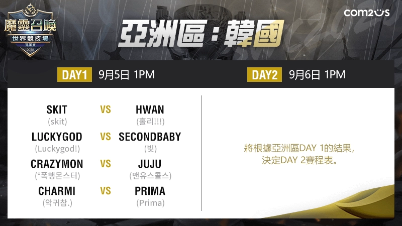 《魔靈召喚》最新戰況!日本預賽黑馬出線 韓國預賽周末激烈開戰!