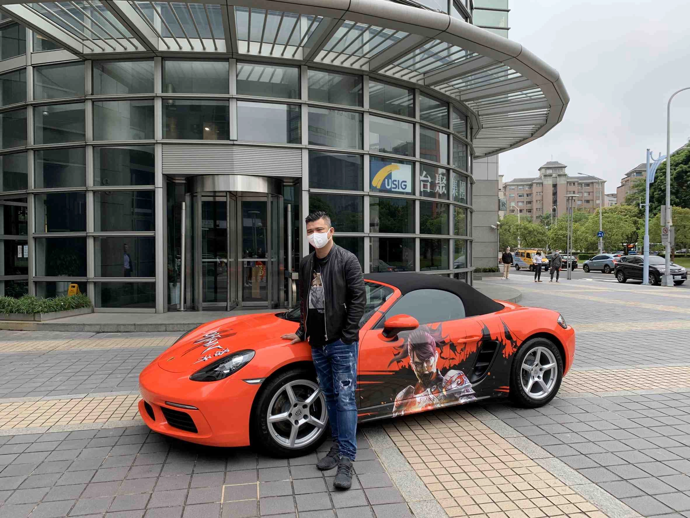 《洛汗M》保時捷 Boxster 718 正式抵台 贈與羅赫伺服器首位百級玩家「帝座」