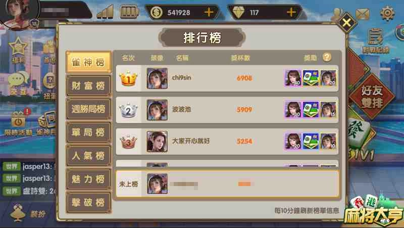 全球雀友同枱 《香港麻將大亨》雀神榜爭霸火爆上演