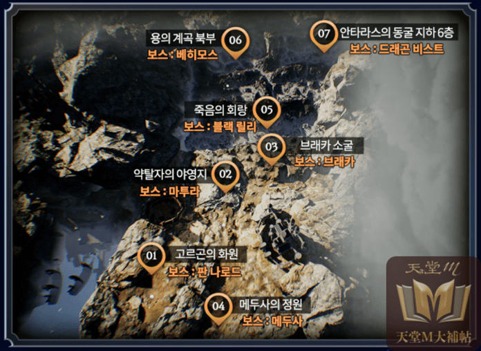 【攻略】《天堂2M》各地圖BOSS打寶攻略！