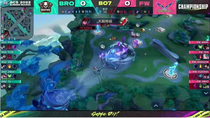 勇奪隊史首冠!BRO鏖戰七局擊敗FW贏得2022 GCS 夏季賽冠軍