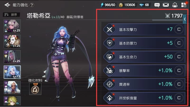 【攻略】《勇者使命：全面反擊》傭兵能力強化系統