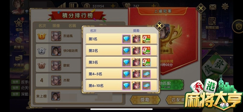 不設參賽門檻《香港麻將大亨》金盃賽約戰全球雀友