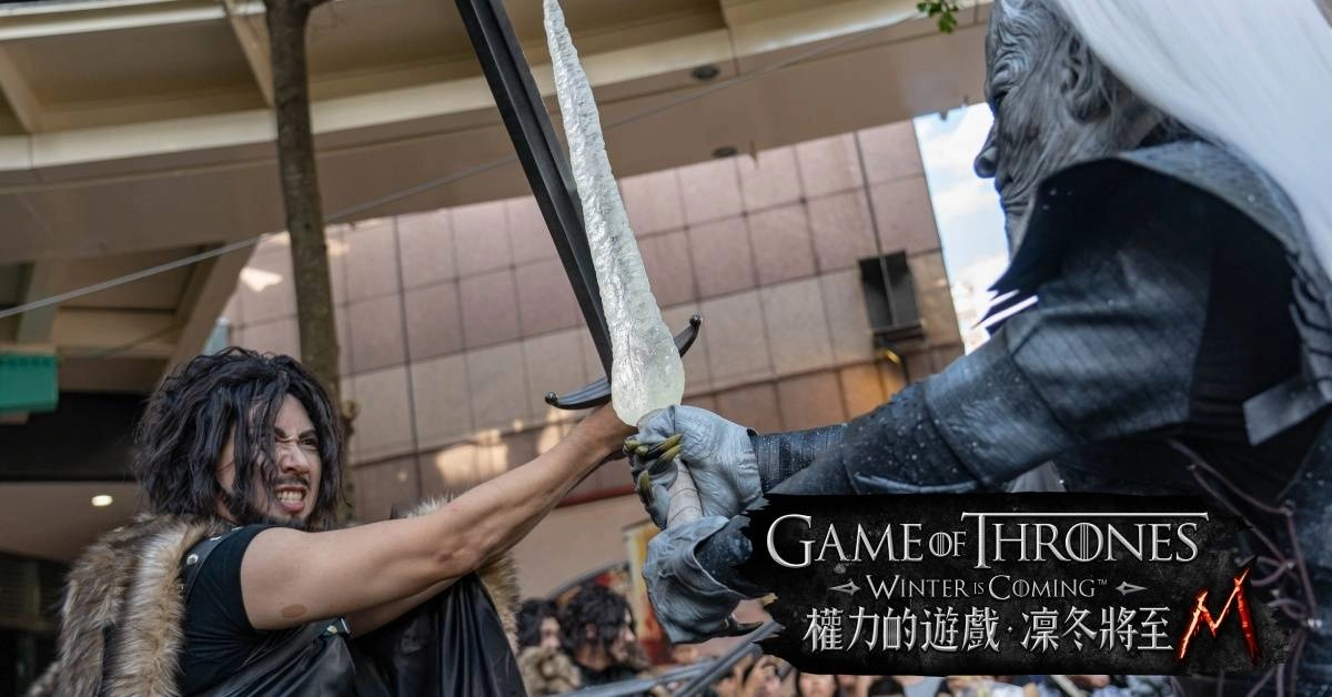 《權力的遊戲：凜冬將至M》快閃信義區，創下雙排行榜第一紀錄