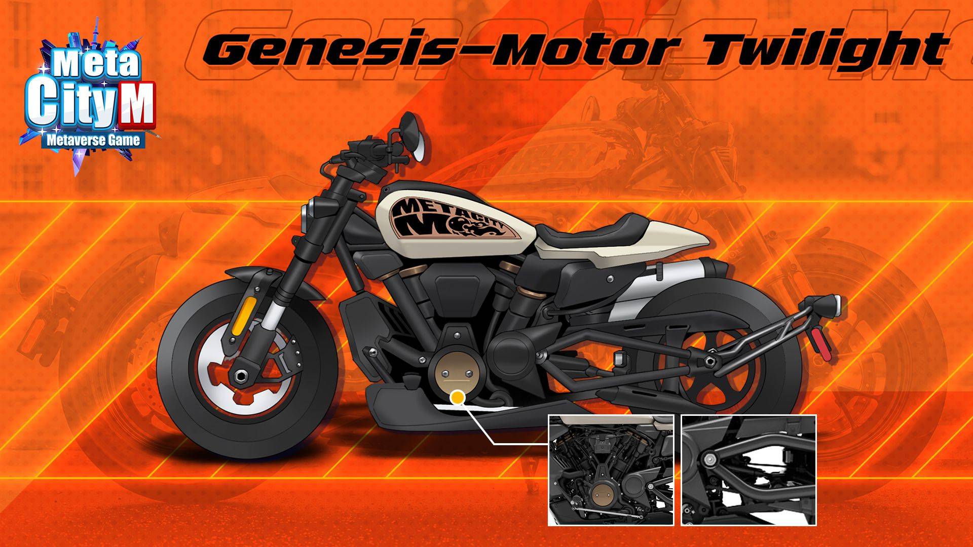 《MetaCity M》全球限量「Genesis-Motor Twilight」重機NFT搶購一空！ 