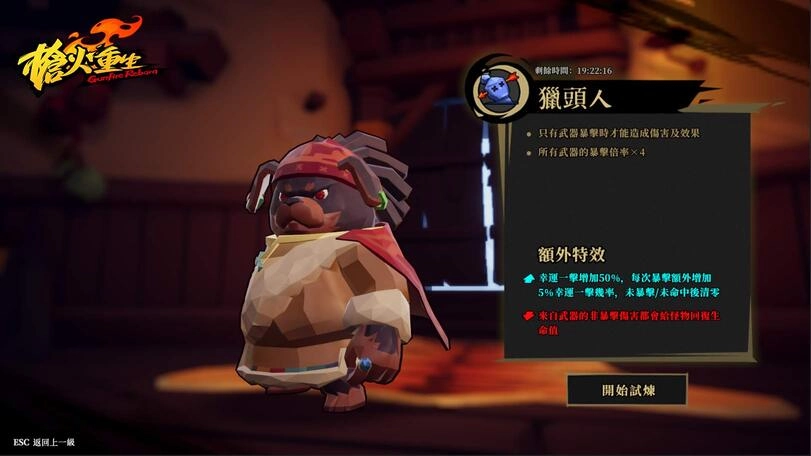 Steam冒險闖關FPS《槍火重生》本週祭出史上最低優惠