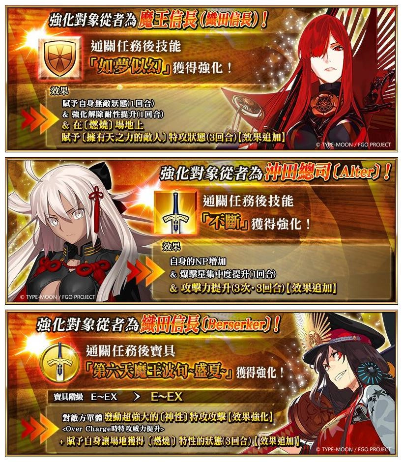 《Fate/Grand Order》繁中版限時復刻嘮嘮叨叨最終本能寺!