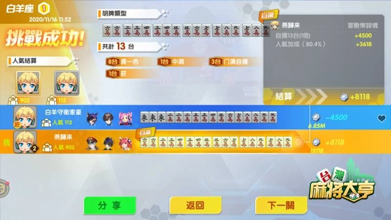 雀神的寶座!《台灣麻將大亨》趣味挑戰十二門徒