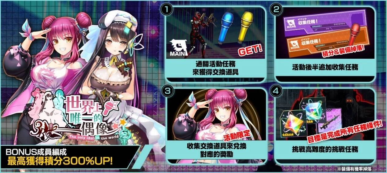 《凍京NECRO自殺任務》推出「世界上唯一的偶像」故事劇情 主角芍‧袁登場 蒐集納入讓你戰力UPUP