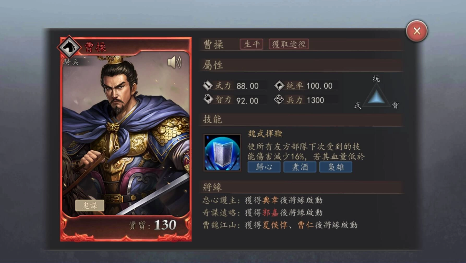 『新三國 漢室復興』全新賽季「群雄割據」今日開啟!紅將曹操磅礡登場!