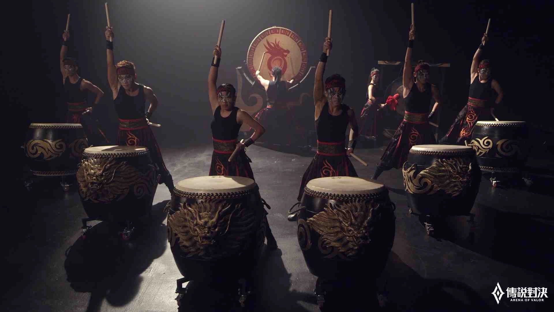 《Garena傳說對決》邀請九天民俗技藝團鼓陣為GCS助陣加油