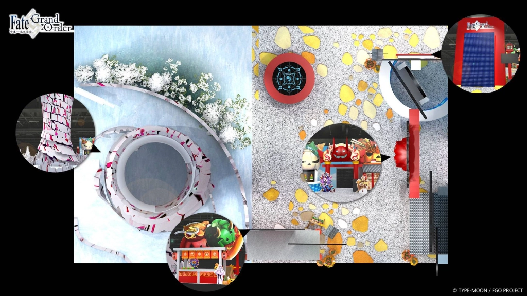 《FGO》繁中版參展攤位平面圖