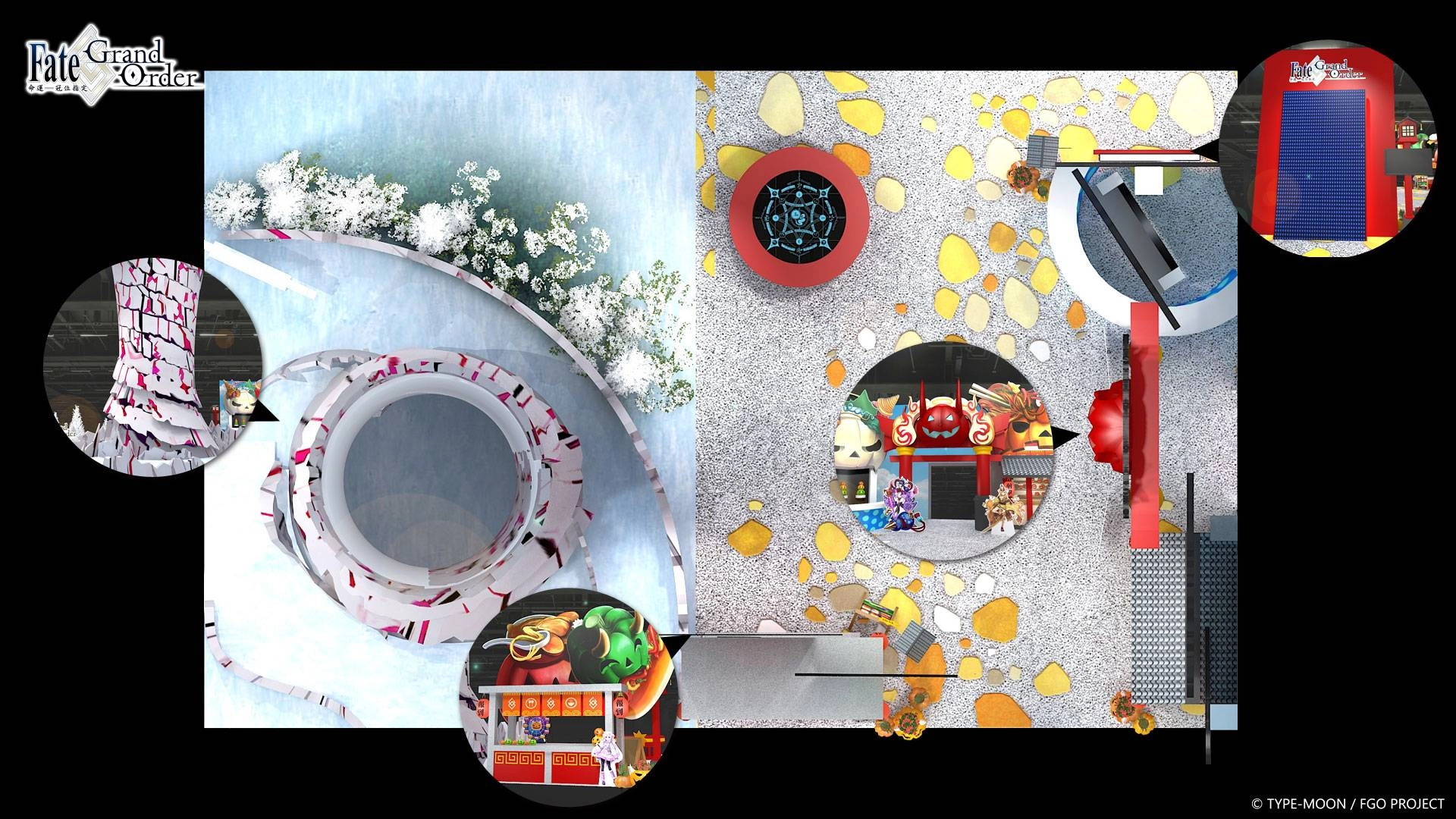 《FGO》繁中版參展攤位平面圖