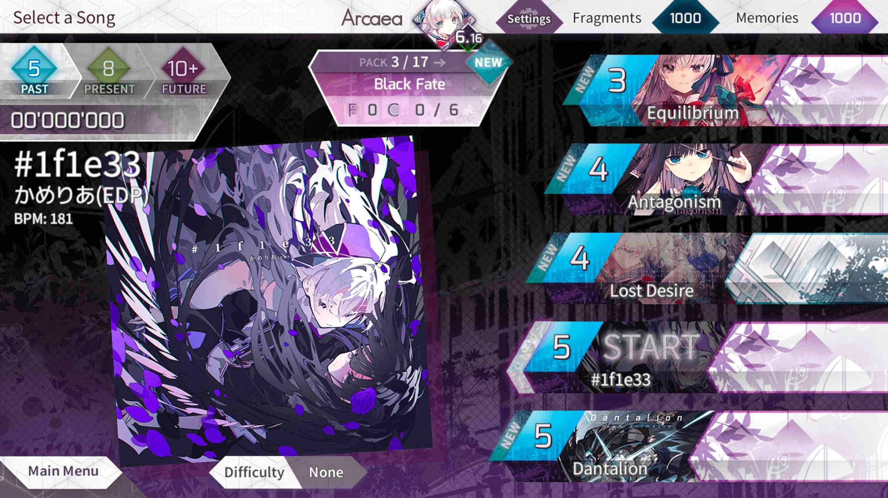 3D空間節奏音遊《Arcaea》3.0版本釋出 全新曲包《Black Fate》上線!