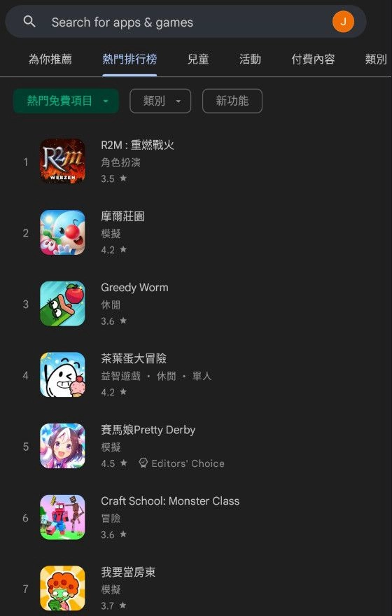 WEBZEN《R2M：重燃戰火》榮登台灣雙平台人氣手遊冠軍