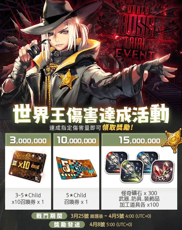 《命運之子》禮裝紳士瑪土撒拉世界王登場