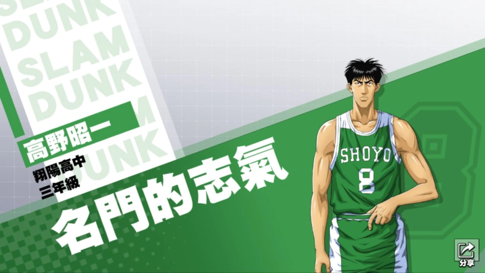 《灌籃高手 SLAM DUNK》高野昭一球員資料登場！ 超級聯賽S3總決賽即將於3/27火熱開打