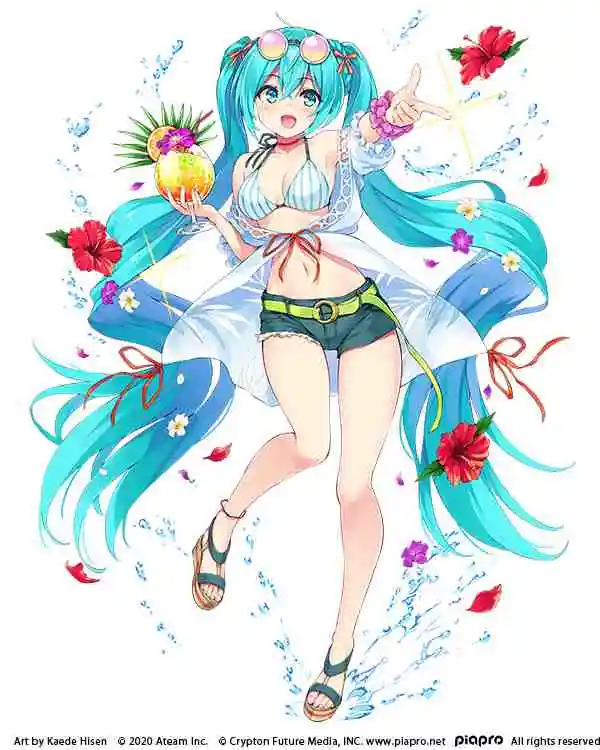 『初音未來 -TAP WONDER-』 公開夏季預定的3大更新！期間限定泳裝插畫＆新套裝登場！