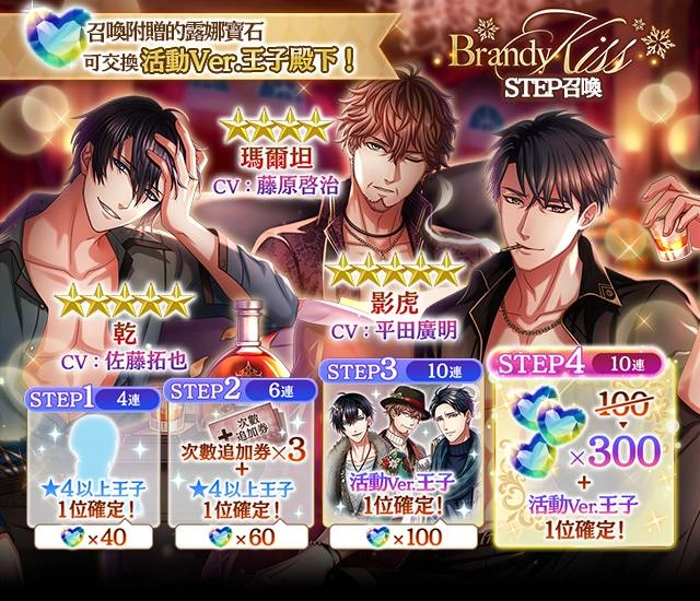 《夢王國與沉睡中的100位王子殿下》開啟全新活動「Brandy Kiss」 另有聖誕節禮物企劃