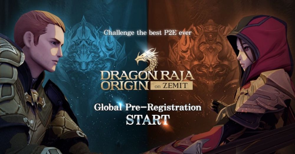 韓國PANGSKY首款MMORPG區塊鏈遊戲「DRAGON RAJA ORIGIN on ZEMIT」正式發布全球預約！
