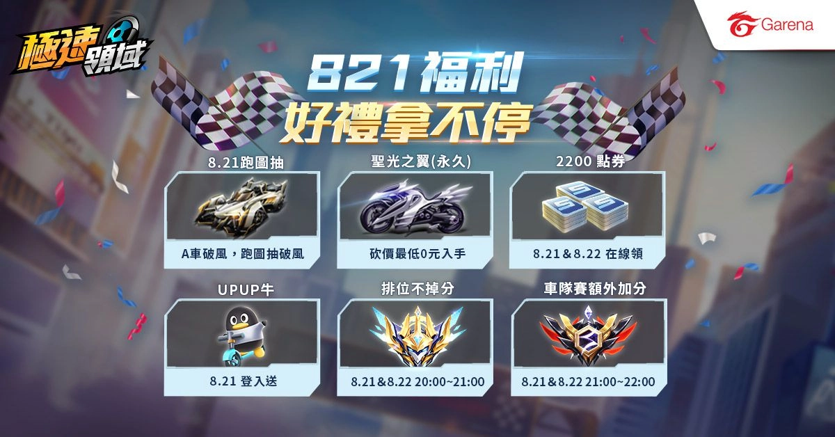 極速穿搭 打造你的潮流領域！  《Garena 極速領域》與 Laking 聯名推出多款專屬服飾