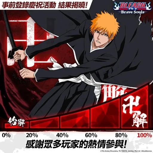 『BLEACH Brave Souls』於今日正式在亞洲地區上線！