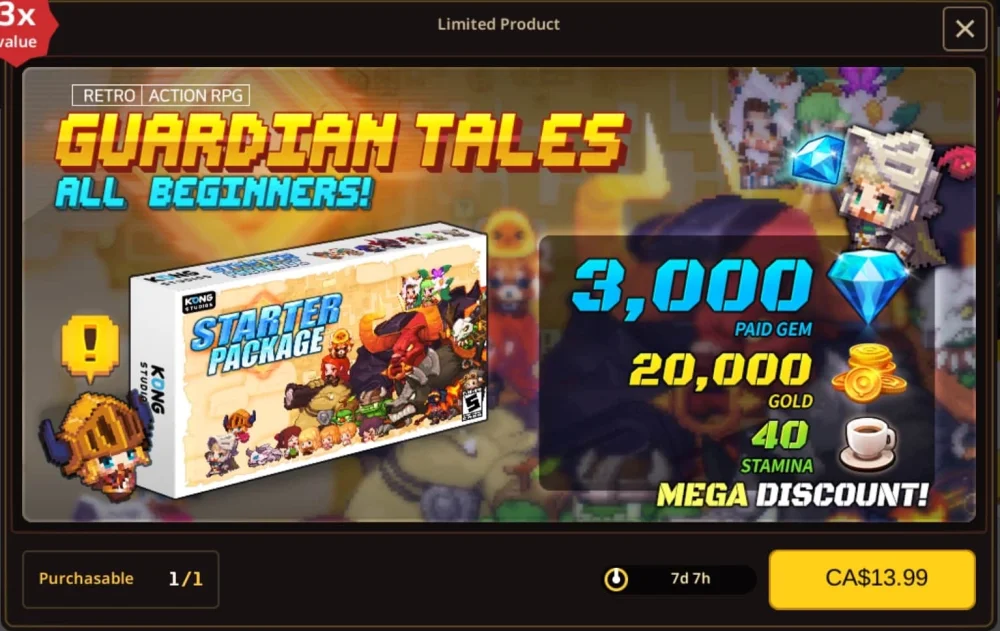 【攻略】《守望傳說 Guardian Tales》模擬器刷首抽初始+禮包推薦!
