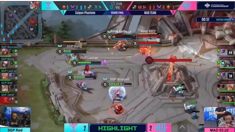 MAD 4:2擊敗越南隊伍SGP  勇奪AIC 2020國際賽冠軍寶座