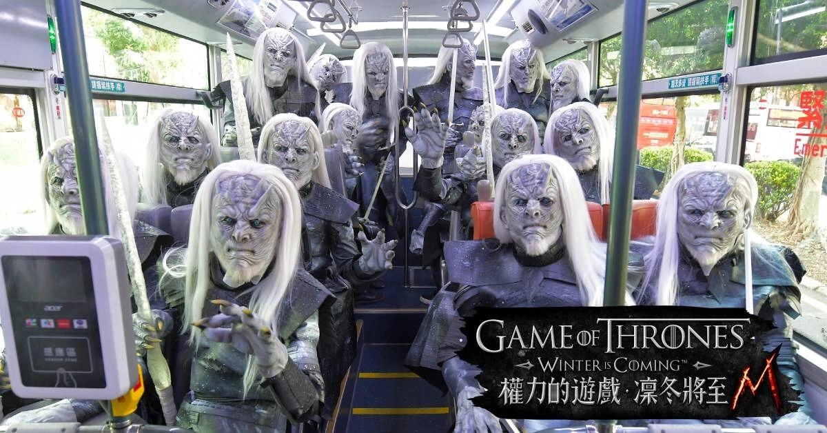 《權力的遊戲：凜冬將至M》快閃信義區，創下雙排行榜第一紀錄