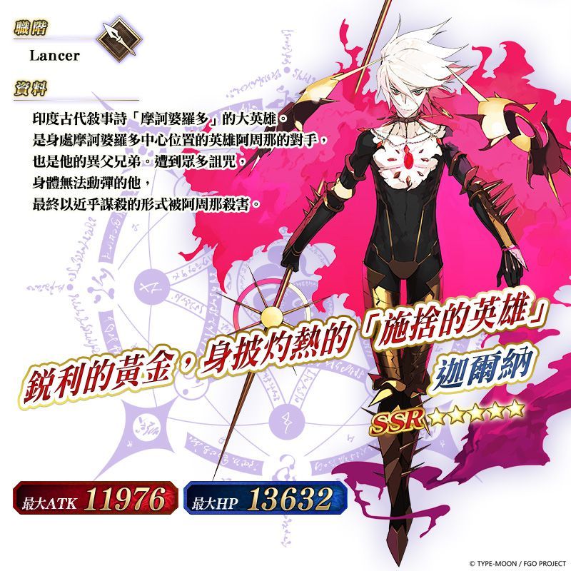 《Fate/Grand Order》繁中版第2部第4章PICK UP第二彈！