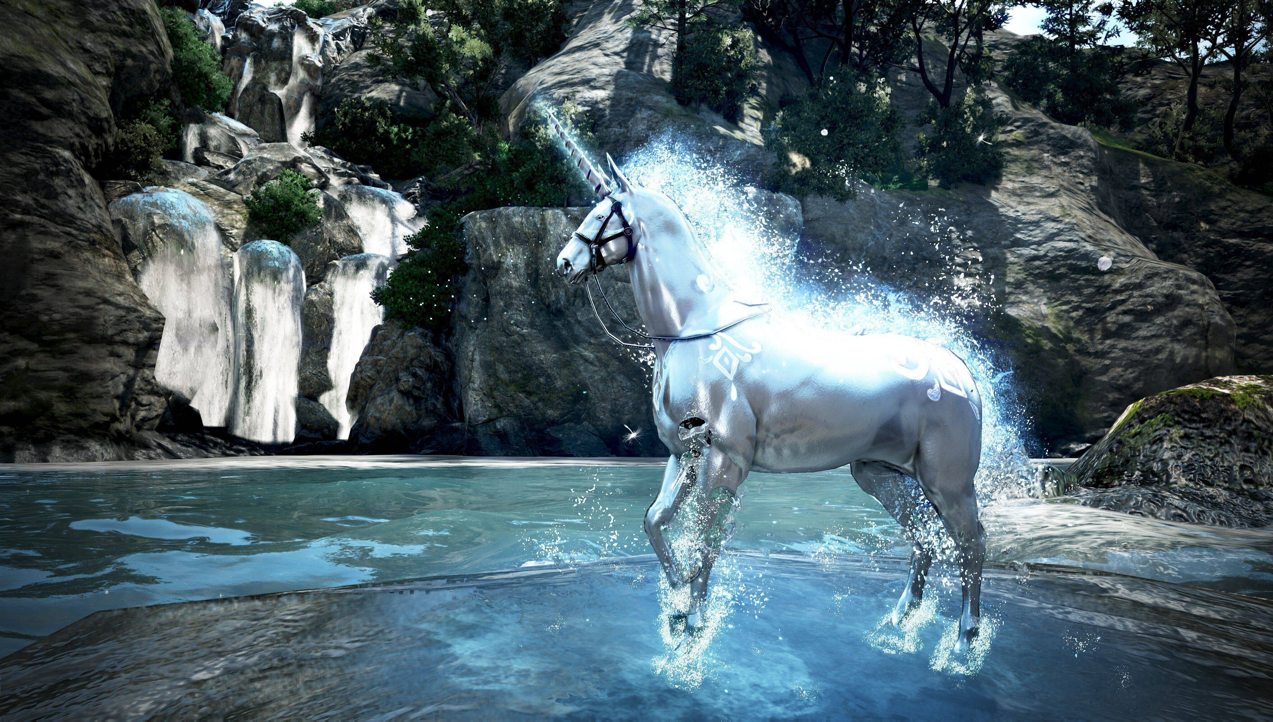 《黑色沙漠》全新幻想馬「夢境迪納」奇幻登場 享受在水面奔馳的暢快體驗