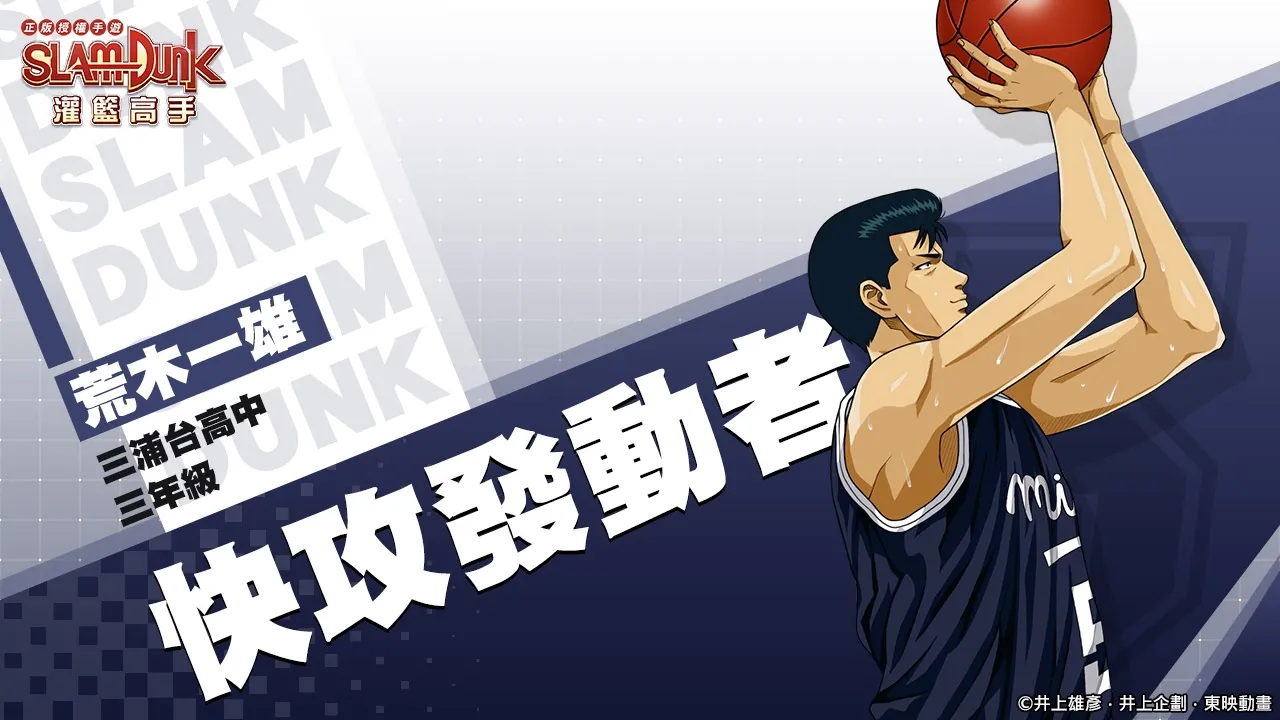 【灌籃高手 SLAM DUNK】手遊萬人封測完美結束！公開封測數據！兩大高校角色介紹！