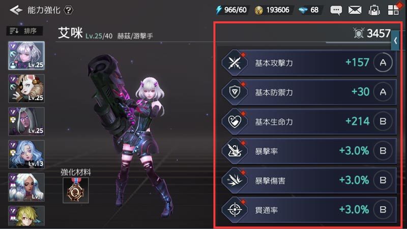 【攻略】《勇者使命：全面反擊》傭兵能力強化系統