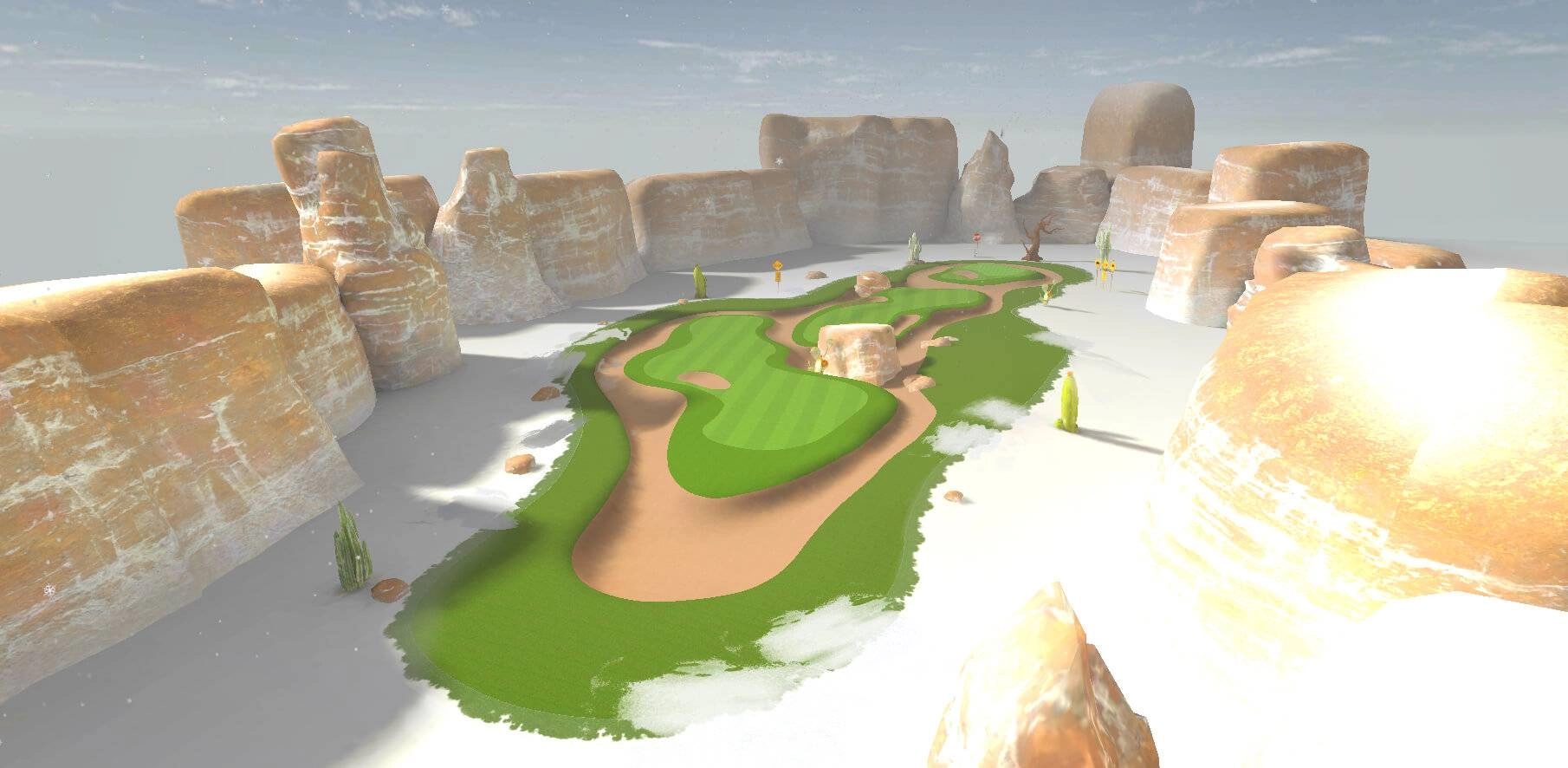 《Extreme golf》今日v1.6.0改版 追加新巡迴賽以及高爾夫球