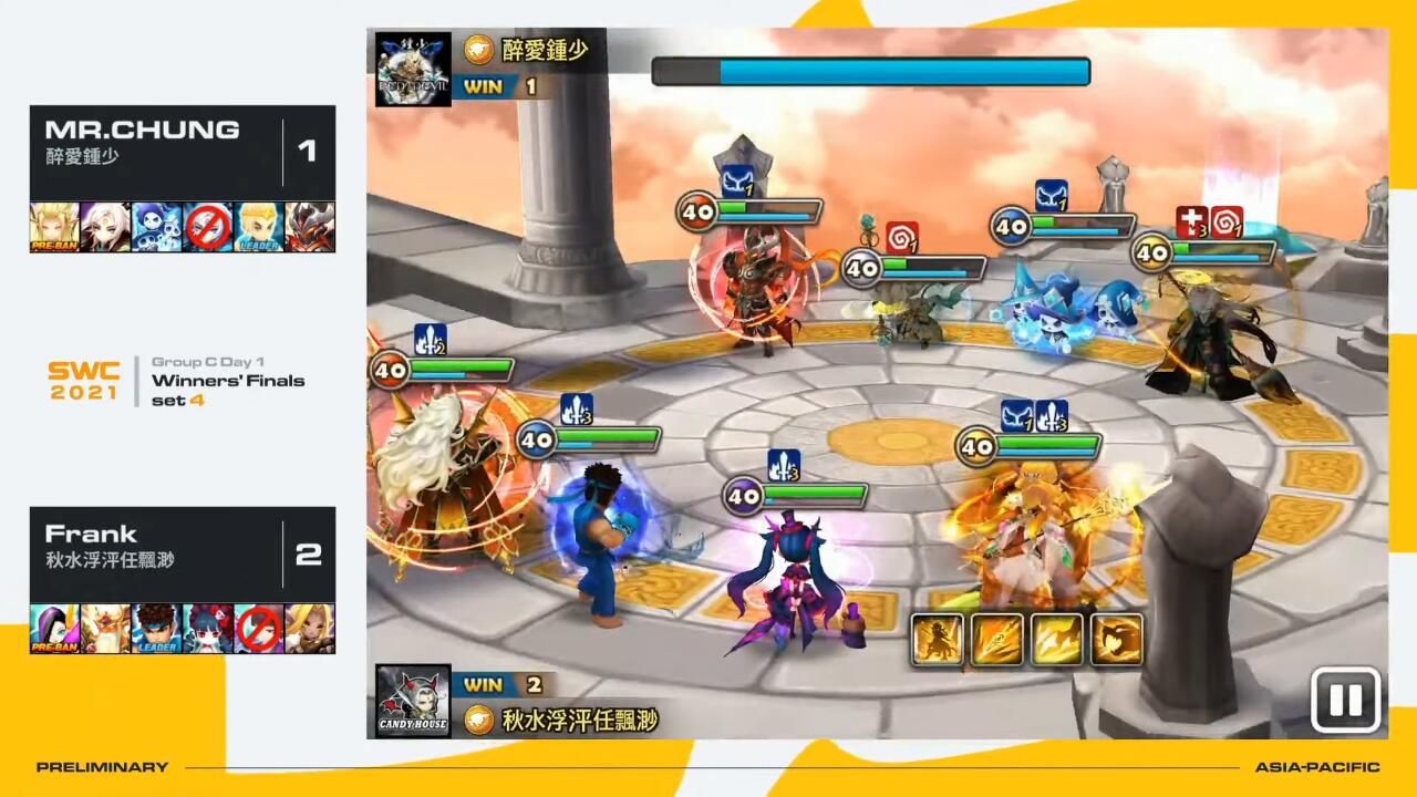 《魔靈召喚》SWC 2021亞洲預賽C組由「秋水浮泙任飄渺」與「醉愛鍾少」技壓群雄晉級！