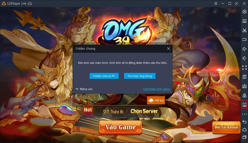 Hướng dẫn chia sẻ File giữa PC và LDPlayer