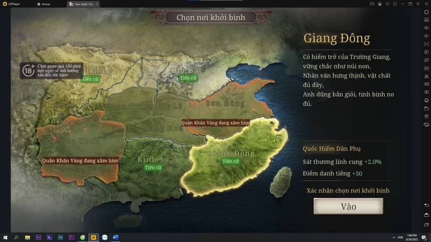 『GAME MỚI』TAM QUỐC CHÍ – CHIẾN LƯỢC, REVIEW BẢN TRẢI NGHIỆM SỚM !! CHƠI BẰNG TRÌNH GIẢ LẬP LAPLAYER 9!