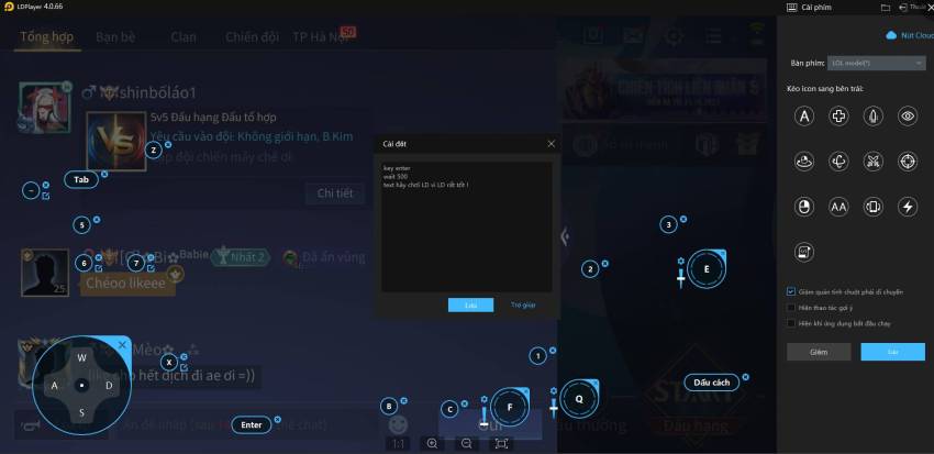 Hướng dẫn cài macro bàn phím trên giả lập LDPlayer