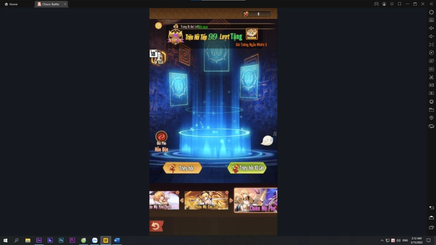 『HƯỚNG DẪN』CHƠI CƠ BẢN TỰA GAME CHAOS BATTLE: TRẬN CHIẾN VĨNH HẰNG