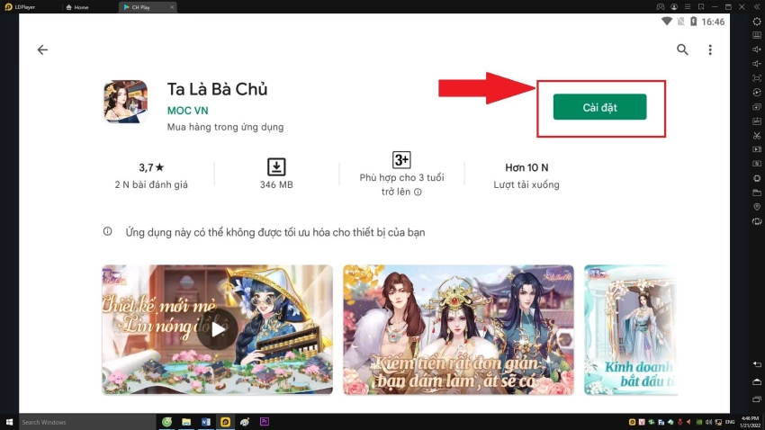 『HƯỚNG DẪN』TẢI Ta Là Bà Chủ  TRÊN PC VỚI LDPLAYER