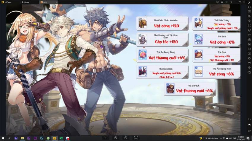 Hướng dẫn đầy đủ trang bị và tăng điểm Ragnarok X