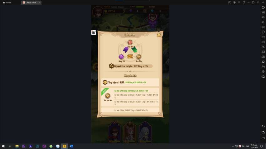 『HƯỚNG DẪN』CHƠI CƠ BẢN TỰA GAME CHAOS BATTLE: TRẬN CHIẾN VĨNH HẰNG 