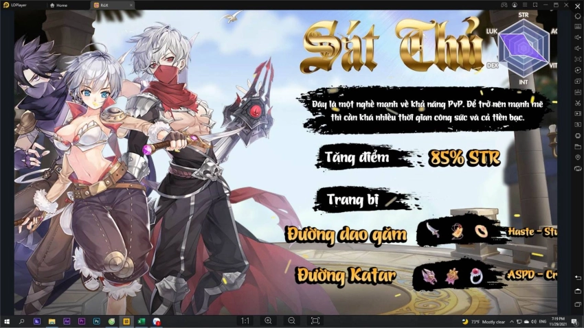 Hướng dẫn đầy đủ trang bị và tăng điểm Ragnarok X