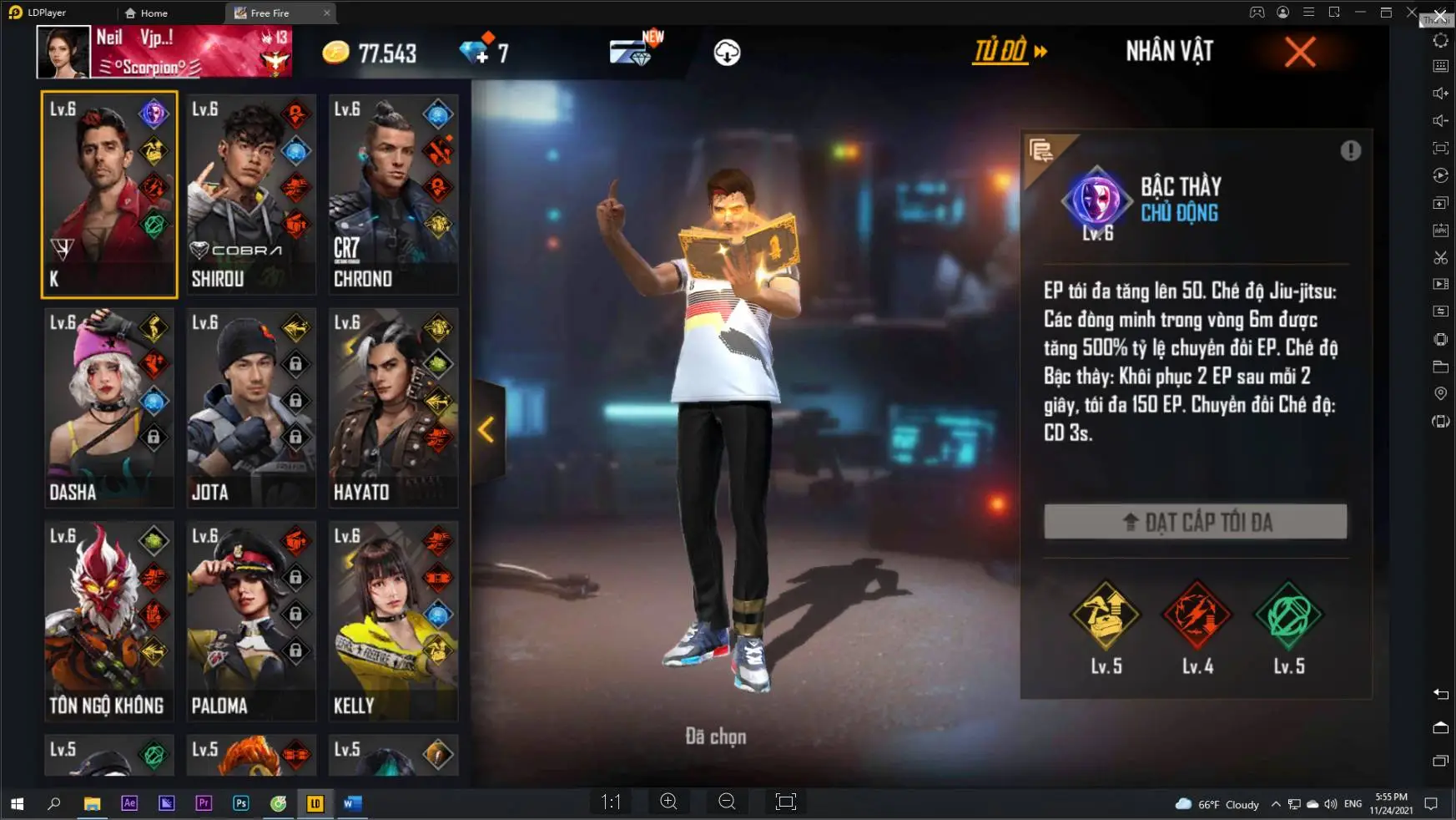 Top 4 combo kĩ năng nhân vật hiệu quả nhất free fire