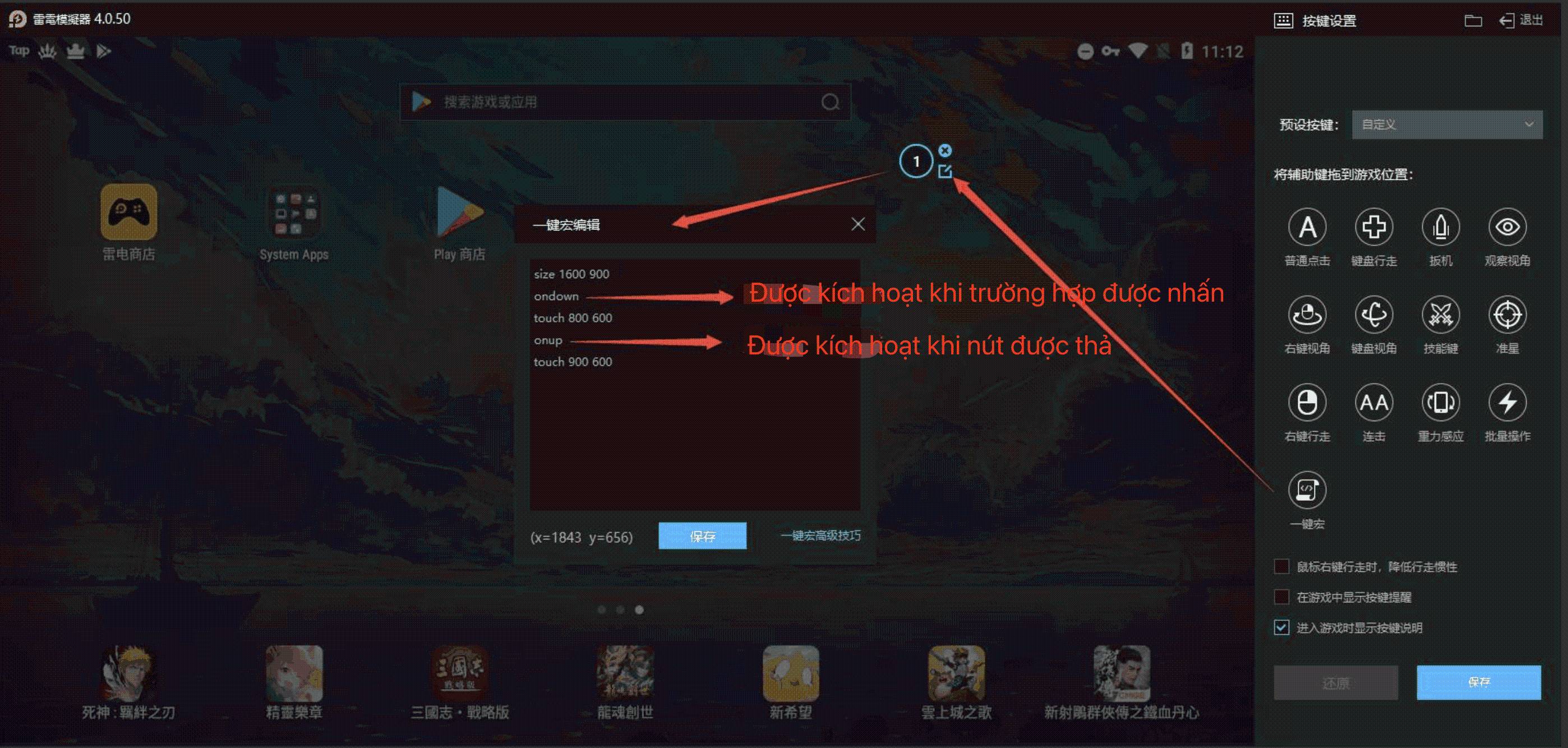 Hướng dẫn cài lệnh macro trình giả lập LDPlayer (macro một phím)