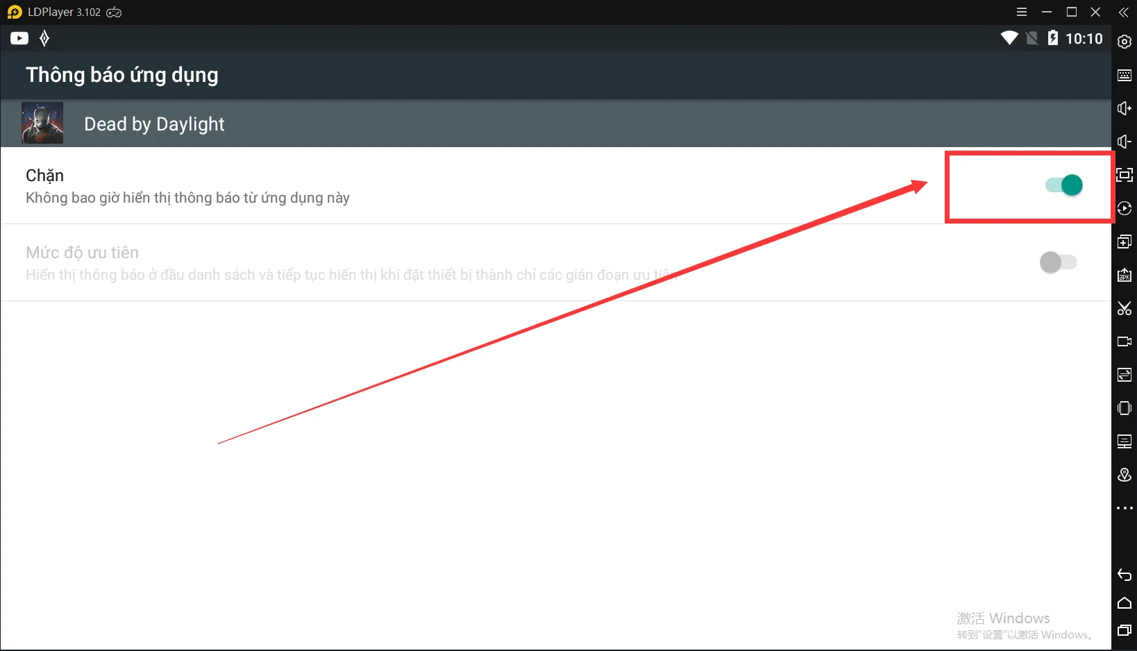 Tắt thông báo trên LDPlayer của bạn để giảm mức sử dụng CPU