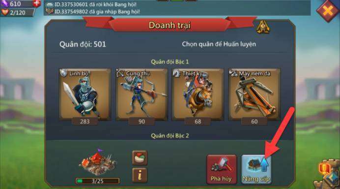 Các mẹo dành cho các bạn cách chơi Lords Mobile hiệu quả hơn